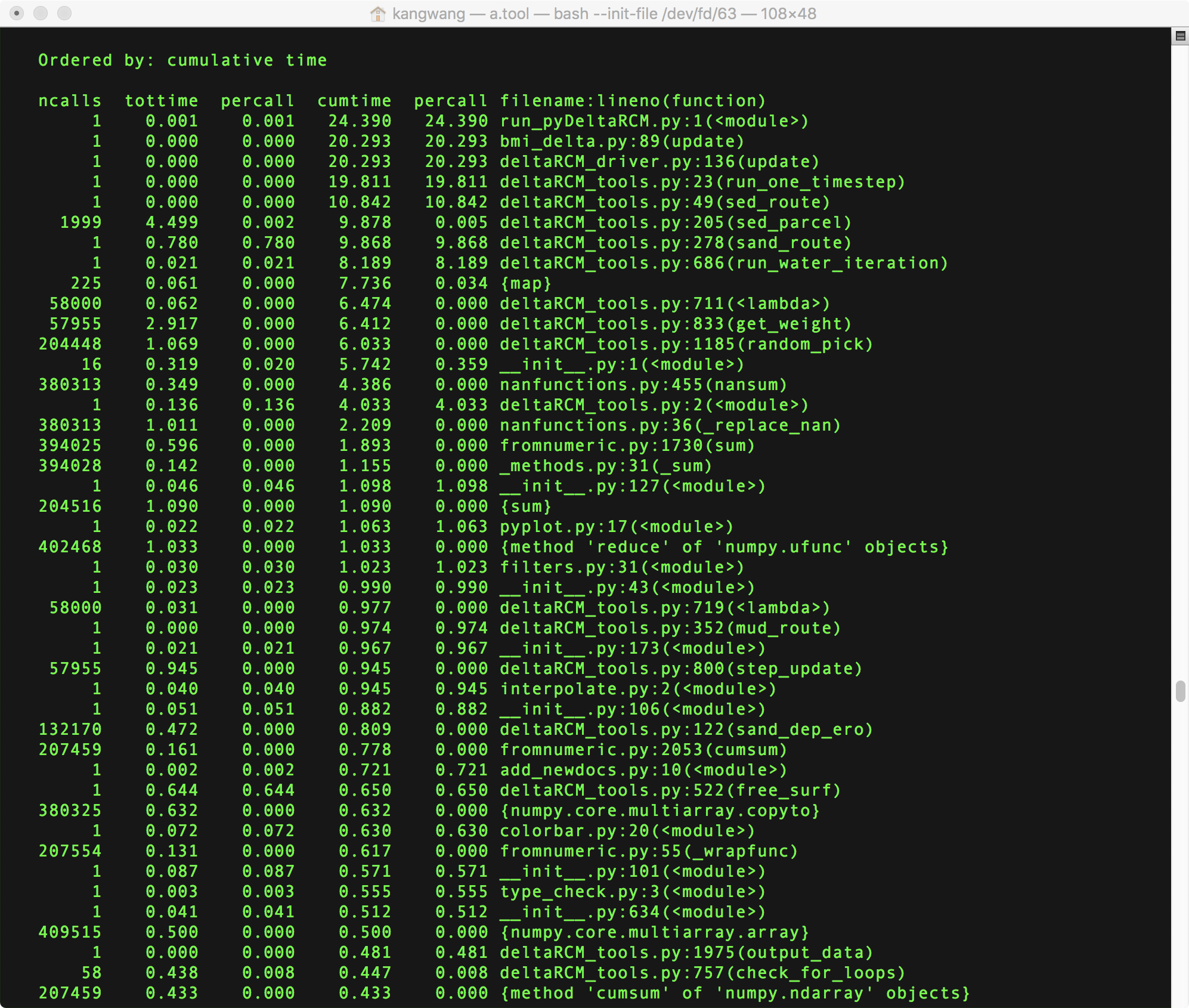 get-time-profile-of-python-script-k-wang